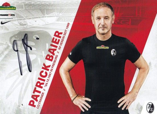 Autogramm Fussball | SC Freiburg | 2021 | Patrick BAIER