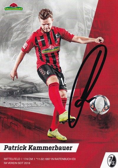 Autogramm Fussball | SC Freiburg | 2019 | Patrick KAMMERBAUER