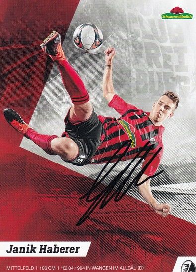 Autogramm Fussball | SC Freiburg | 2019 | Janik HABERER