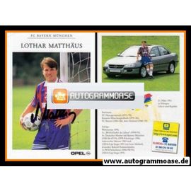 Autogramm Fussball | FC Bayern München | 1996 | Lothar MATTHÄUS 