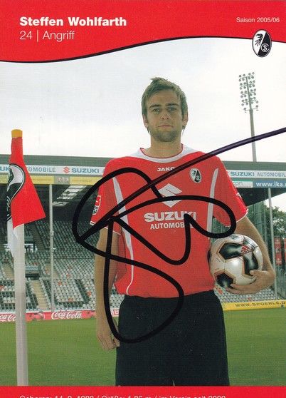 Autogramm Fussball | SC Freiburg | 2005 | Steffen WOHLFARTH