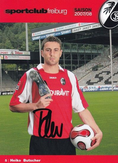 Autogramm Fussball | SC Freiburg | 2007 | Heiko BUTSCHER