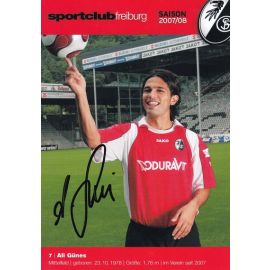 Autogramm Fussball | SC Freiburg | 2007 | Ali GÜNES
