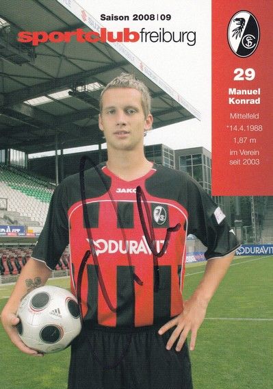 Autogramm Fussball | SC Freiburg | 2008 | Manuel KONRAD