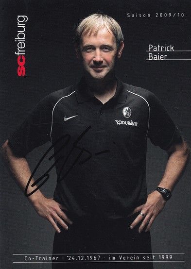 Autogramm Fussball | SC Freiburg | 2009 | Patrick BAIER