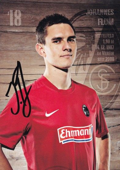 Autogramm Fussball | SC Freiburg | 2012 | Johannes FLUM