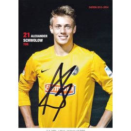 Autogramm Fussball | SC Freiburg | 2013 | Alexander SCHWOLOW