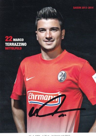 Autogramm Fussball | SC Freiburg | 2013 | Marco TERRAZZINO