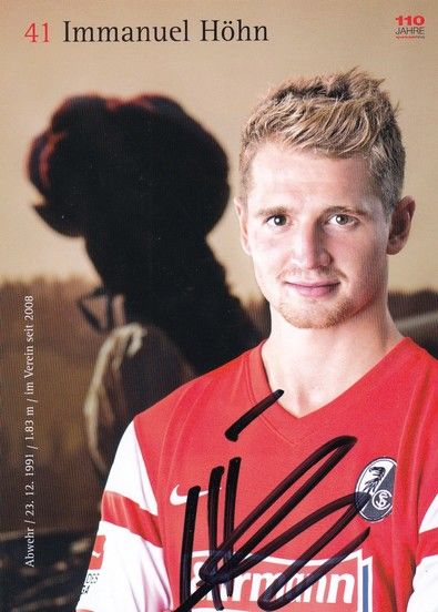 Autogramm Fussball | SC Freiburg | 2014 | Nicolas HÖFLER