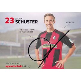 Autogramm Fussball | SC Freiburg | 2016 | Julian SCHUSTER