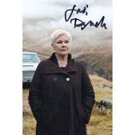 Autogramm Film (UK) | Judi DENCH | 2012 Foto "Skyfall" (James Bond) 2