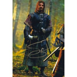 Autogramm Film (UK) | Sean BEAN | 2010er Foto (Portrait Color XM) "Lord Of The Rings"