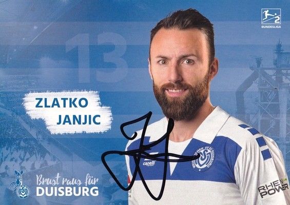 Autogramm Fussball | MSV Duisburg | 2017 | Zlatko JANJIC