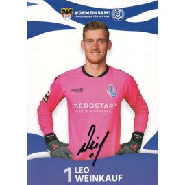 Autogramm Fussball | MSV Duisburg | 2020 | Leo WEINKAUF