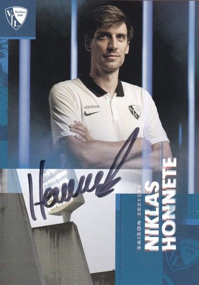 Autogramm Fussball | VfL Bochum | 2021 | Niklas HONNETE