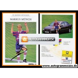 Autogramm Fussball | FC Bayern M&uuml;nchen | 1996 | Markus M&Uuml;NCH