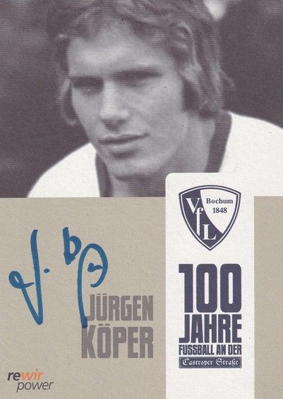 Autogramm Fussball | VfL Bochum | 2011 | Jürgen KÖPER (100 Jahre)