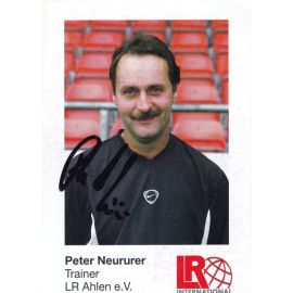Autogramm Fussball | Rot Weiss Ahlen | 2000 | Peter NEURURER