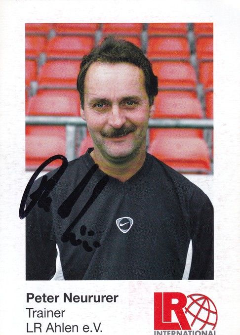 Autogramm Fussball | Rot Weiss Ahlen | 2000 | Peter NEURURER
