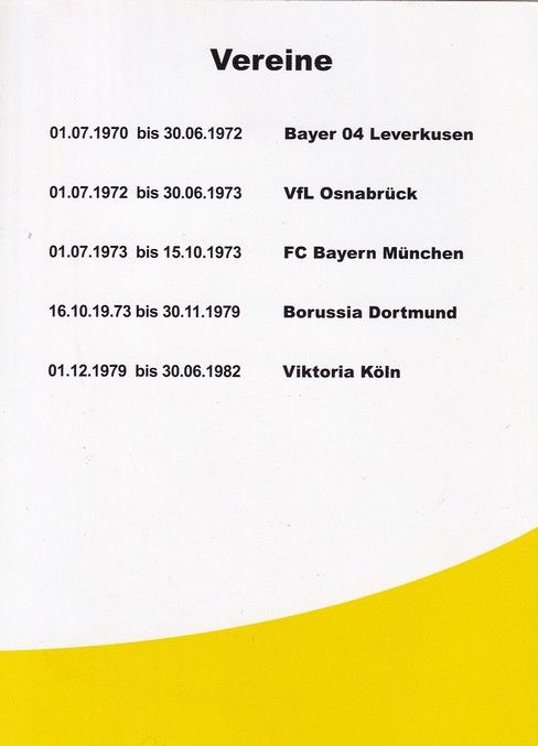 Autogramm Fussball | Borussia Dortmund | 1970er Retro | Burghard SEGLER (prestolith)