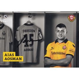 Autogramm Fussball | Dynamo Dresden | 2015 | Aias AOSMAN