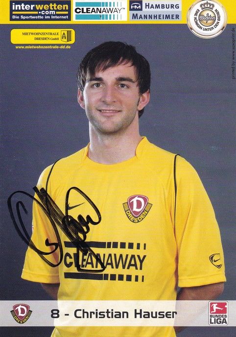 Autogramm Fussball | Dynamo Dresden | 2005 | Christian HAUSER