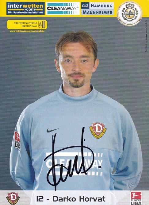 Autogramm Fussball | Dynamo Dresden | 2005 | Darko HORVAT