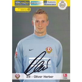 Autogramm Fussball | Dynamo Dresden | 2005 | Oliver HERBER
