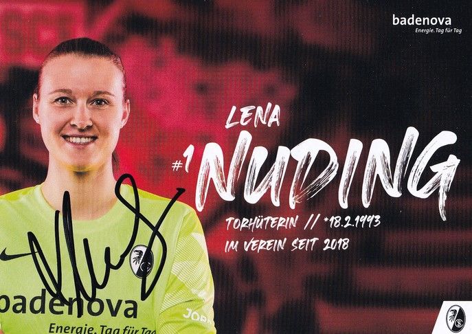 Autogramm Fussball (D) | SC Freiburg | 2023 | Lena NUDING