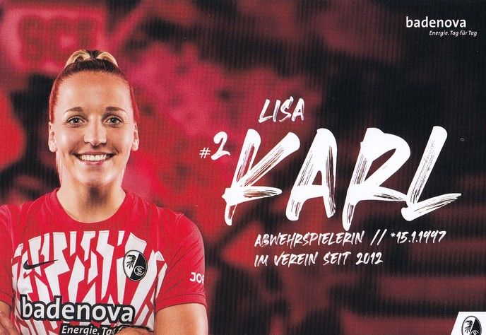 Autogramm Fussball (D) | SC Freiburg | 2023 | Lisa KARL