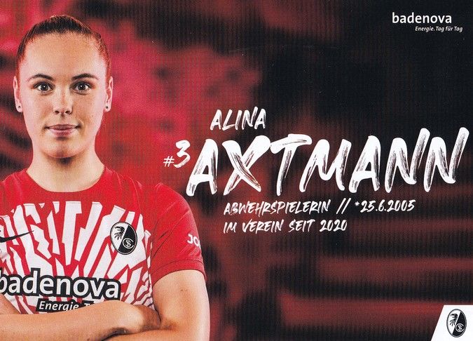 Autogramm Fussball (D) | SC Freiburg | 2023 | Alina AXTMANN