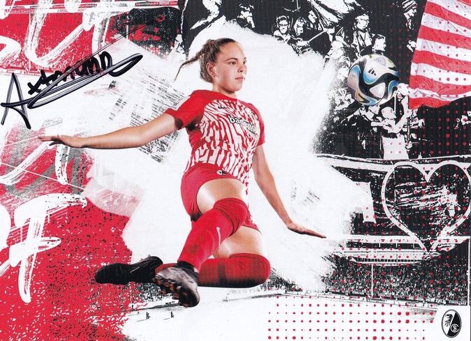 Autogramm Fussball (D) | SC Freiburg | 2023 | Alina AXTMANN