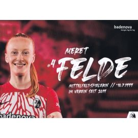 Autogramm Fussball (D) | SC Freiburg | 2023 | Meret FELDE