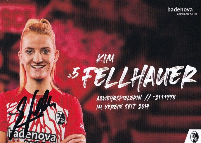 Autogramm Fussball (D) | SC Freiburg | 2023 | Kim FELLHAUER