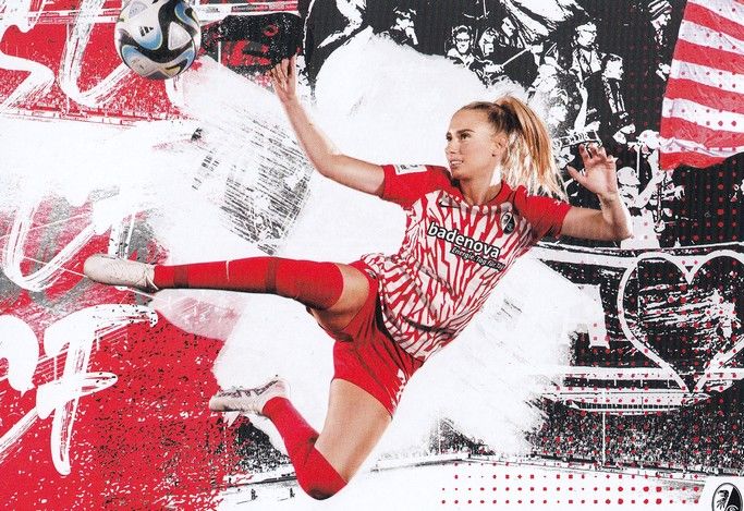 Autogramm Fussball (D) | SC Freiburg | 2023 | Chiara BOUZIANE