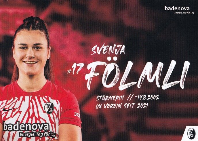 Autogramm Fussball (D) | SC Freiburg | 2023 | Svenja FÖLMLI