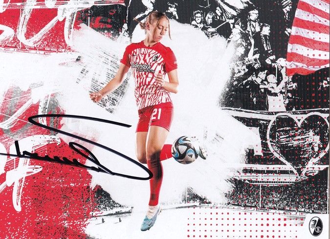 Autogramm Fussball (D) | SC Freiburg | 2023 | Samantha STEUERWALD