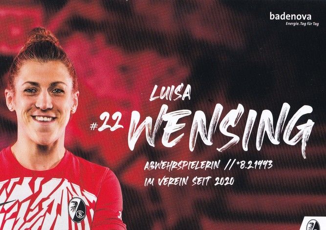 Autogramm Fussball (D) | SC Freiburg | 2023 | Luisa WENSING