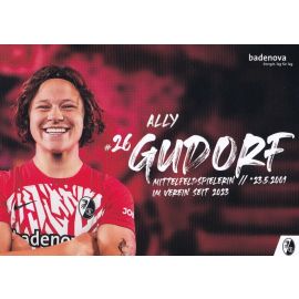 Autogramm Fussball (D) | SC Freiburg | 2023 | Ally GUDORF