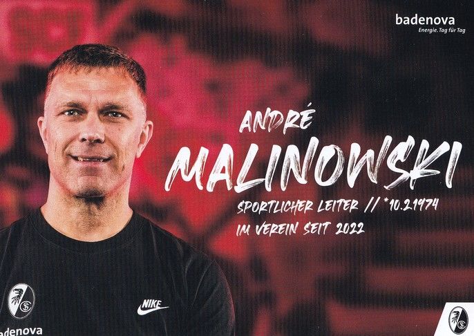 Autogramm Fussball (D) | SC Freiburg | 2023 | Andre MALINOWSKI