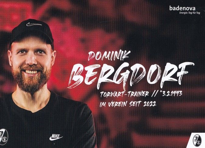 Autogramm Fussball (D) | SC Freiburg | 2023 | Dominik BERGDORF