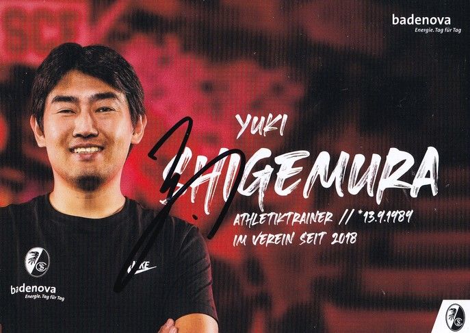 Autogramm Fussball (D) | SC Freiburg | 2023 | Yuki SHIGEMURA