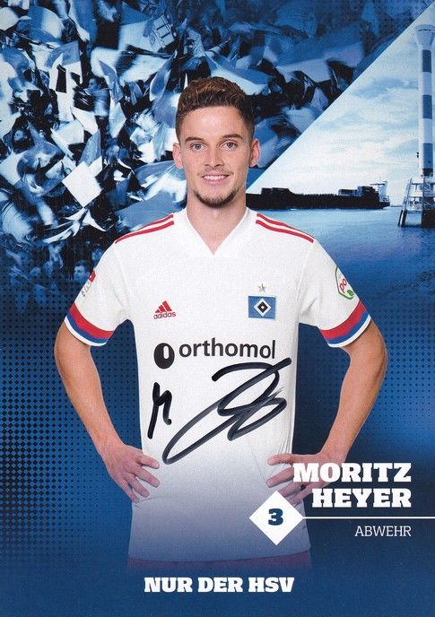 Autogramm Fussball | Hamburger SV | 2020 | Moritz HEYER
