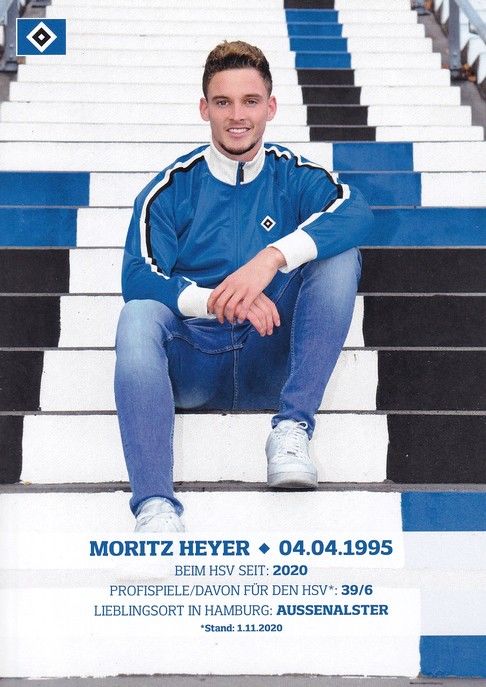 Autogramm Fussball | Hamburger SV | 2020 | Moritz HEYER