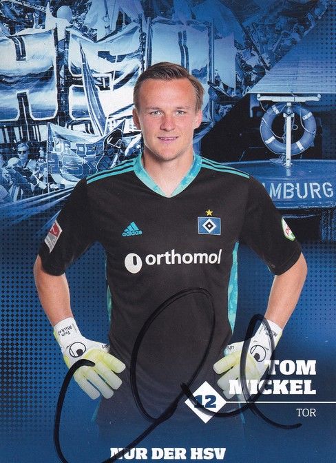 Autogramm Fussball | Hamburger SV | 2020 | Tom NICKEL