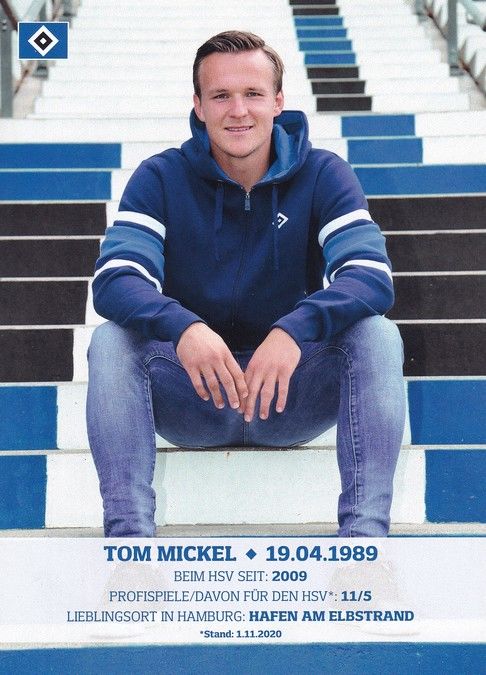 Autogramm Fussball | Hamburger SV | 2020 | Tom NICKEL