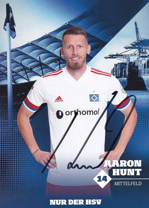 Autogramm Fussball | Hamburger SV | 2020 | Aaron HUNT