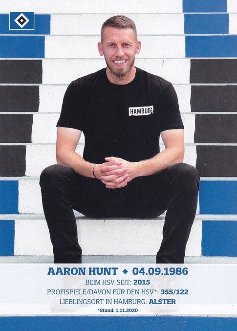 Autogramm Fussball | Hamburger SV | 2020 | Aaron HUNT