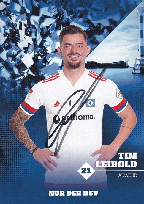 Autogramm Fussball | Hamburger SV | 2020 | Tim LEIBOLD