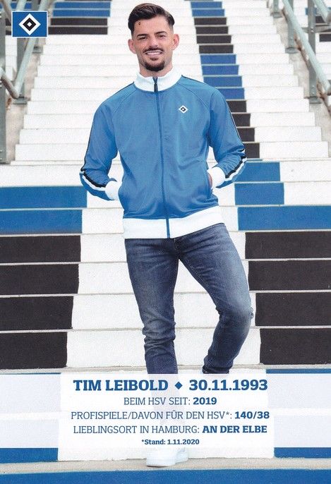 Autogramm Fussball | Hamburger SV | 2020 | Tim LEIBOLD